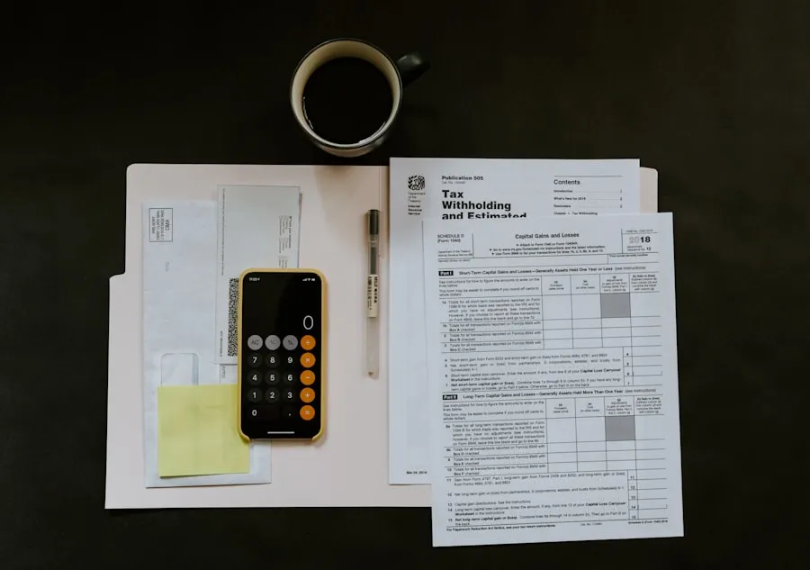 Notary signing documents at a desk